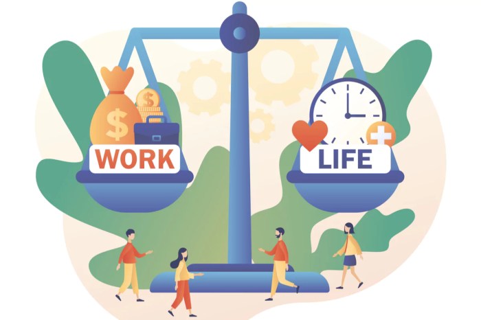 Balance work life happiness millennial pursuit success